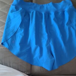 CRZ YOGA Vibrant Blue Skorts